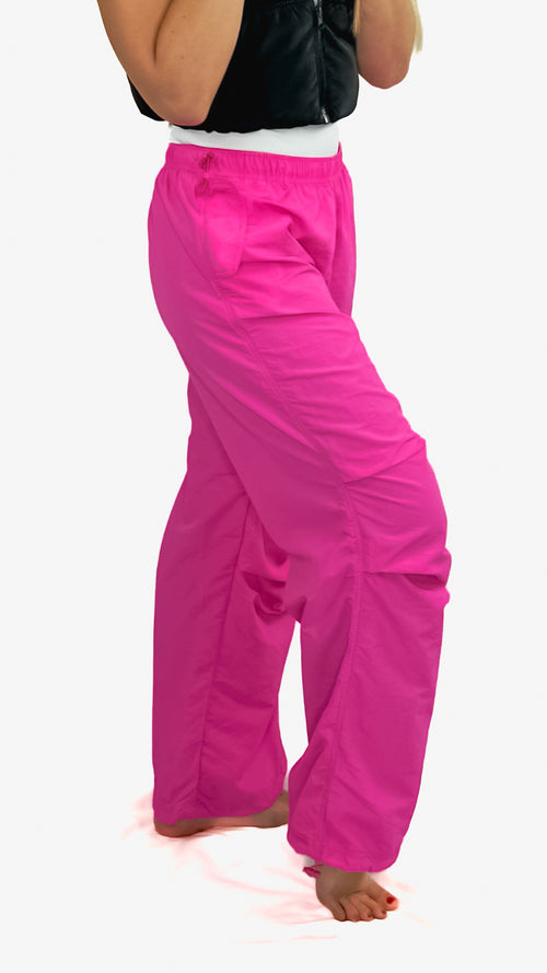 Beck Cargo Pant-Neon Pink