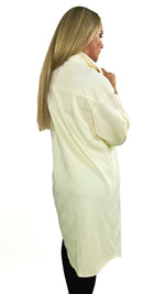Zaia Long Shacket/Jacket- Cream