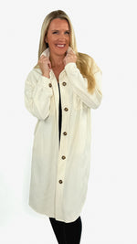 Zaia Long Shacket/Jacket- Cream