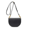 Shaula Woven Crossbody- Black