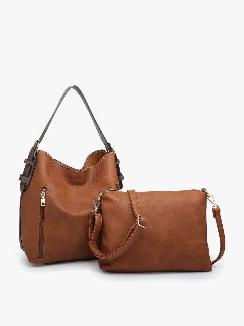 Alexis Vegan Hobo- Brown