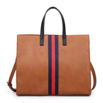 Brooklyn Tote Handbag- Tan
