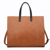 Brooklyn Tote Handbag- Tan