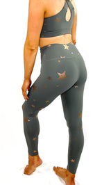 Gia Highwaist Legging- Copper Starry Night