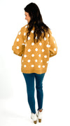 Keeley Boyfriend Cardigan- Camel/Ivory