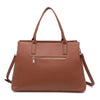 Michelle Satchel Handbag- Tan