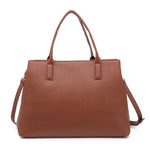 Michelle Satchel Handbag- Tan