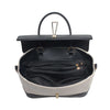 Kaki Backpack- Ivory/Black